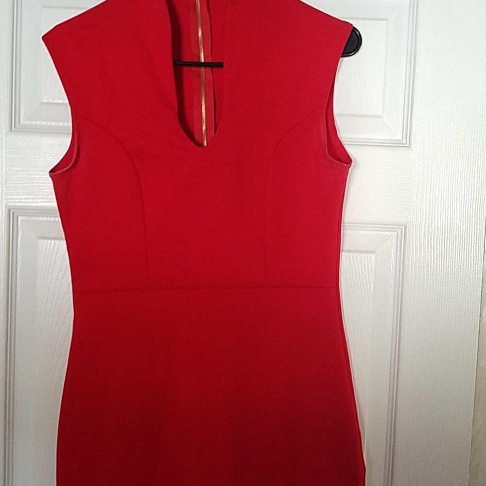 Red dress